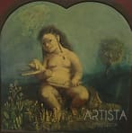 20742X42CM OIL ON WOOD