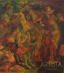 21-32X36CM OIL ON WOOD