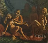 257-80X90CM OIL ON CANVAS