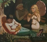 259-70X90CM OIL ON CANVAS