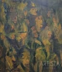 74-29X33CM OIL ON WOOD