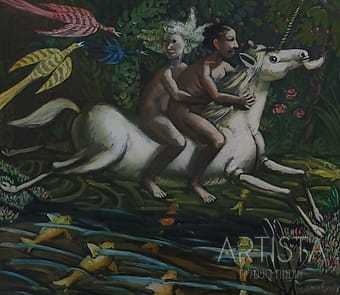 280-70X90 CM OIL ON CANVAS