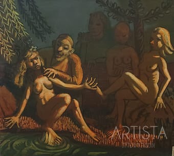 257-80X90CM OIL ON CANVAS