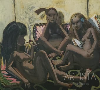 262-70X90CM OIL ON CANVAS