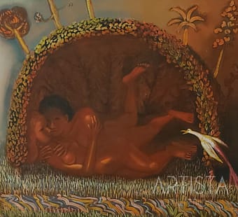 273-70X90CM OIL ON CANVAS