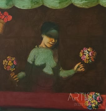 272-70X90CM OIL ON CANVAS