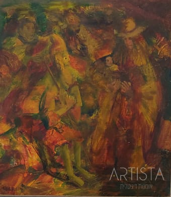 21-32X36CM OIL ON WOOD