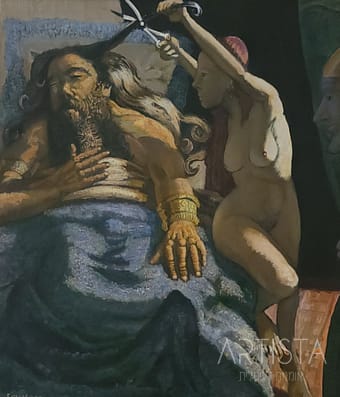 252-70X80CM OIL ON CANVAS