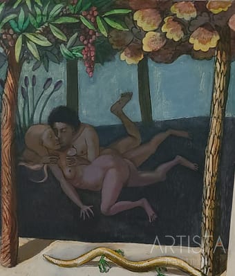 255-70X80CM OIL ON CANVAS