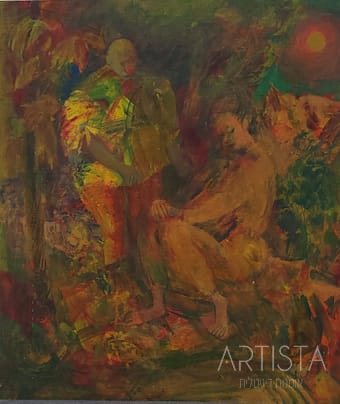 24-32X36CM OIL ON WOOD