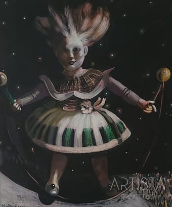 274-70X90CM OIL ON CANVAS