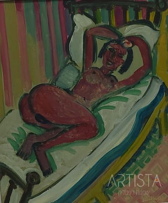 110-39X39CM OIL ON WOOD