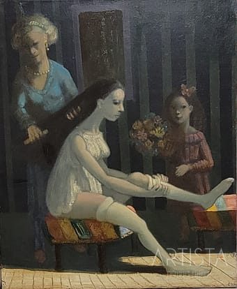 63-50X60CM OIL ON CANVAS