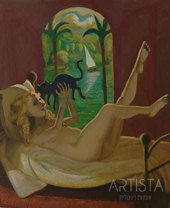 265-70X90CM OIL ON CANVAS