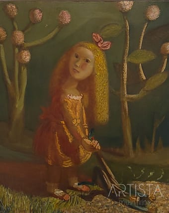 184-50X60CM OIL ON CANVAS