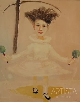 131-48X39CM OIL ON WOOD