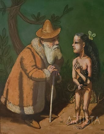 208-60X70CM OIL ON CANVAS