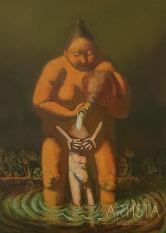 244-60X80CM OIL ON CANVAS