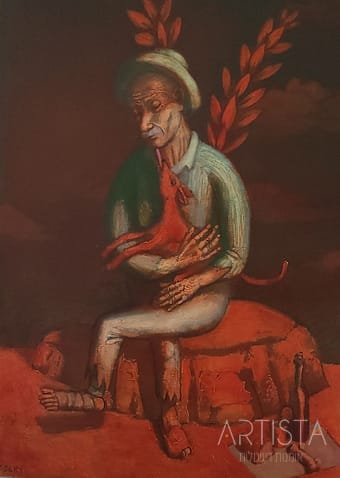 230-60X80CM OIL ON CANVAS