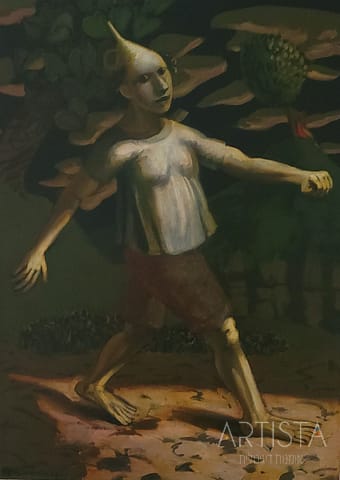 245-60X80CM OIL ON CANVAS