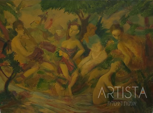 202-75X56CM OIL ON CANVAS