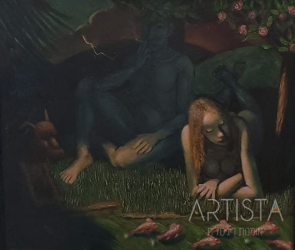 253-70X80CM OIL ON CANVAS