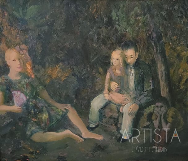 141-60X50CM OIL ON WOOD