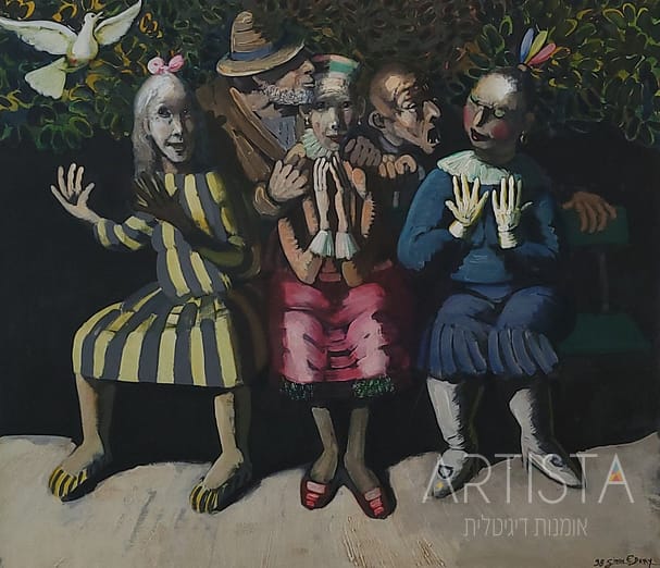 267-70X90CM OIL ON CANVAS