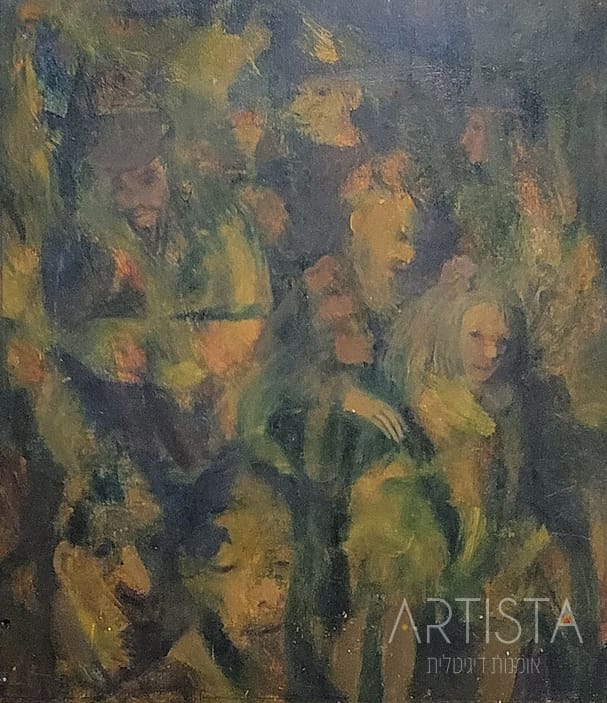 74-29X33CM OIL ON WOOD