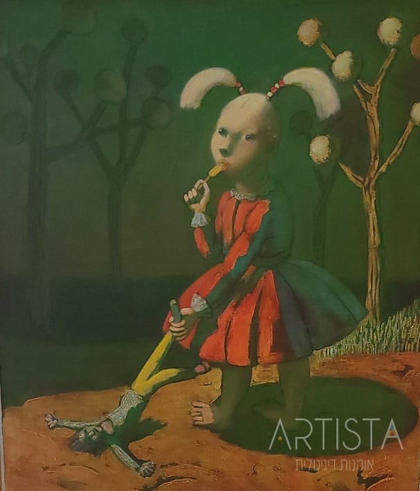 250-70X80CM OIL ON CANVAS