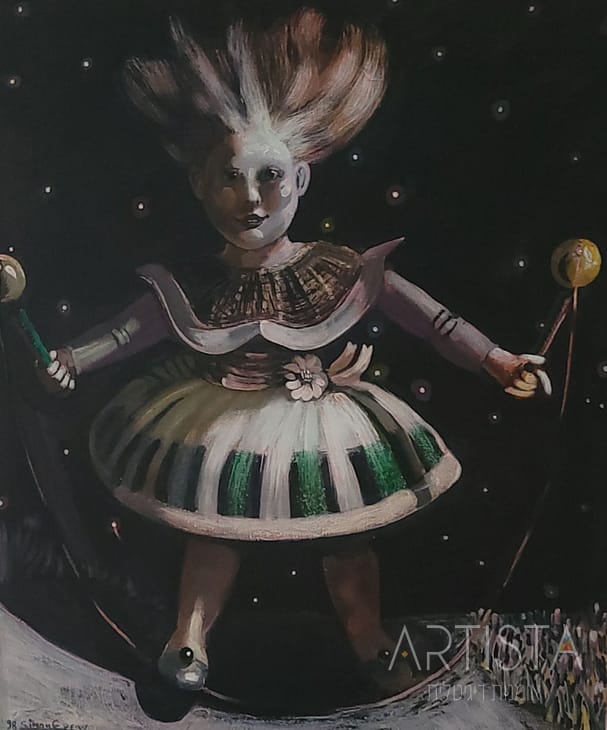 274-70X90CM OIL ON CANVAS