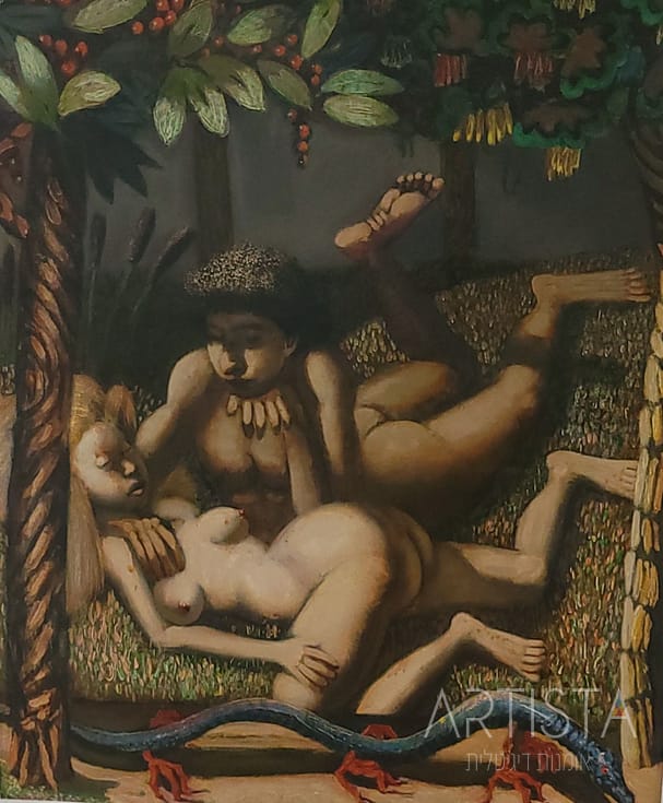 287-70X80CM OIL ON CANVAS