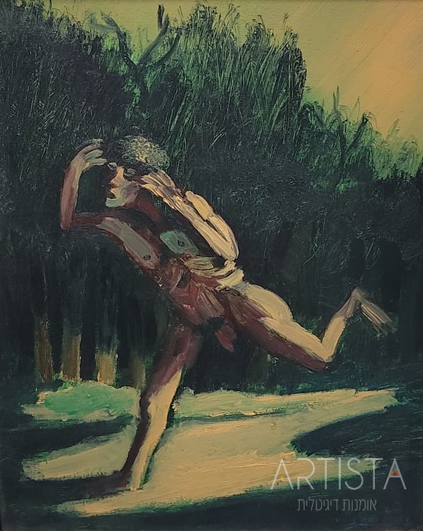 67-25X40CM OIL ON WOOD