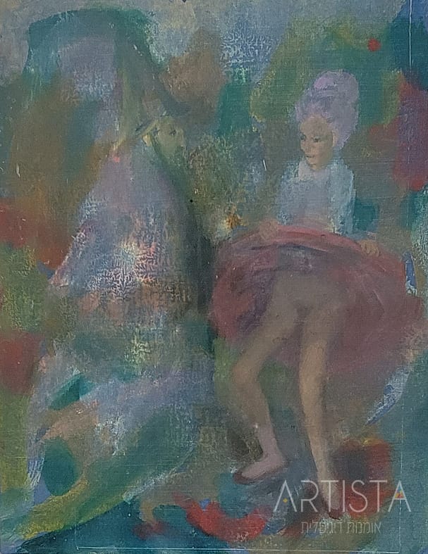 41-32X40CM OIL ON WOOD