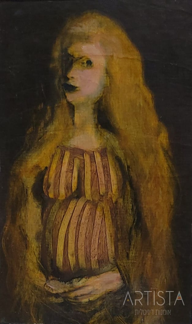 86-12X19CM OIL ON WOOD