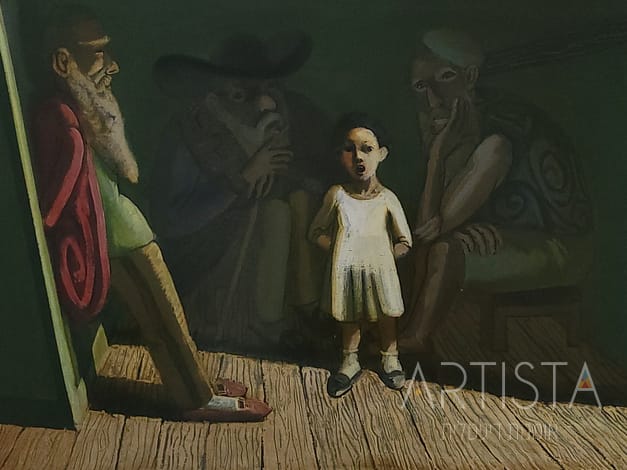 242-60X80CM OIL ON CANVAS