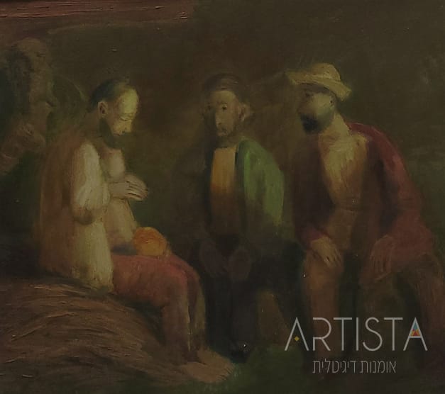 89-31X34CM OIL ON WOOD