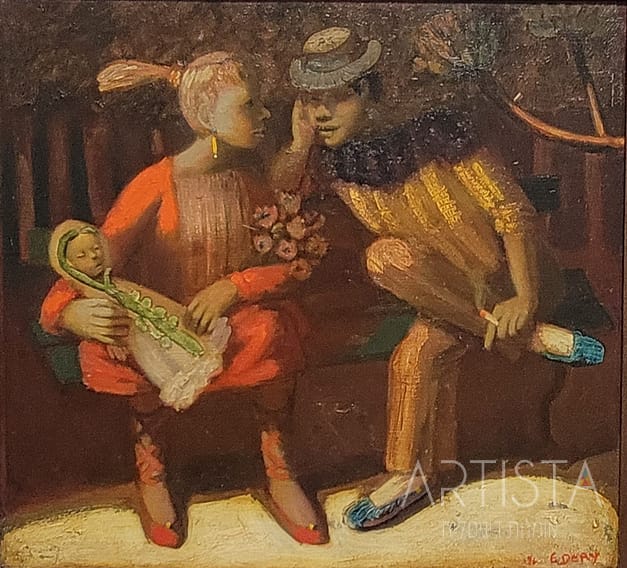 64-50X60CM OIL ON CANVAS