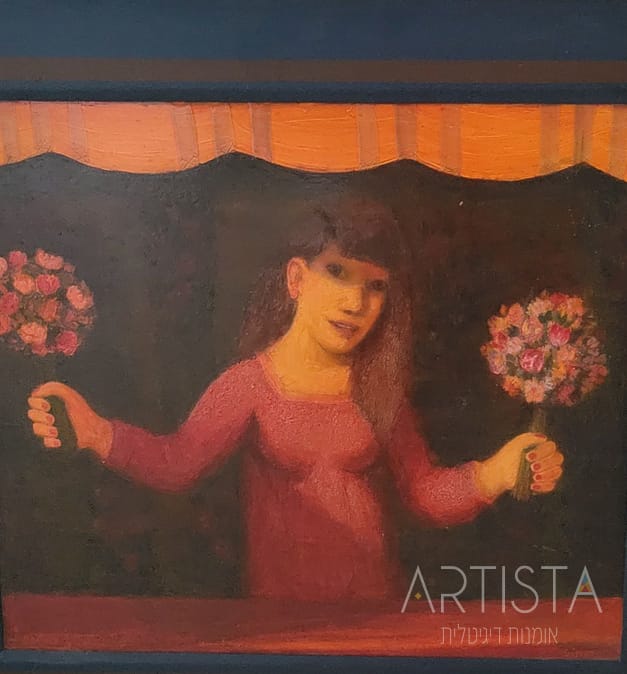 142-50X44CM OIL ON WOOD