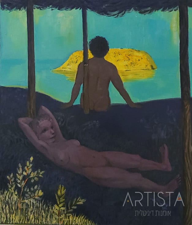 234-70X60CM OIL ON CANVAS