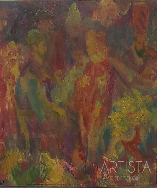 22-29X34CM OIL ON WOOD