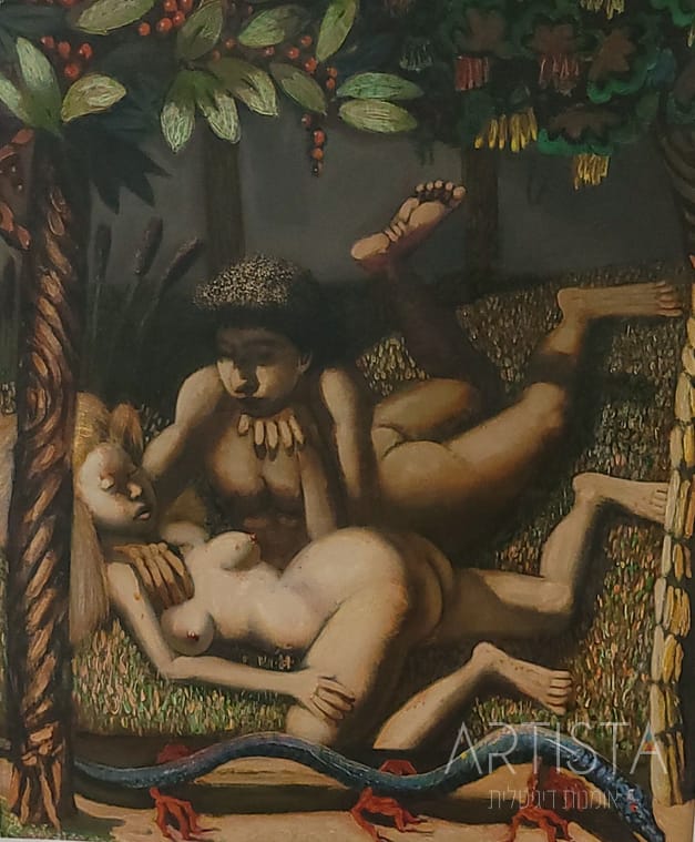 287-70X80CM OIL ON CANVAS