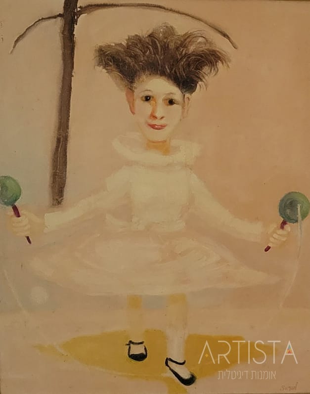 131-48X39CM OIL ON WOOD